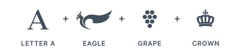 Vinarija Aquila Winery Aquila Logo Concept
